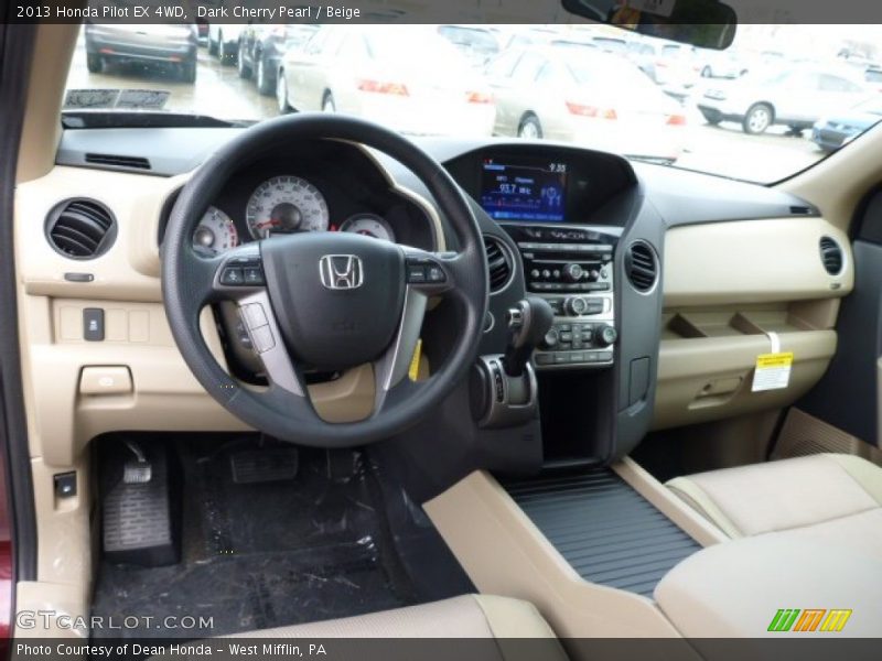 Dashboard of 2013 Pilot EX 4WD