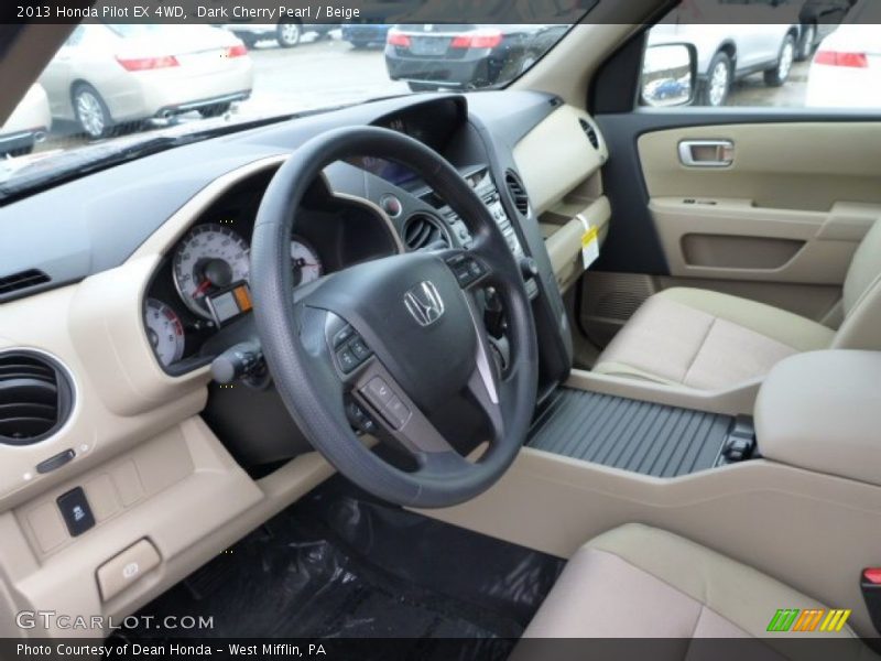 Dashboard of 2013 Pilot EX 4WD