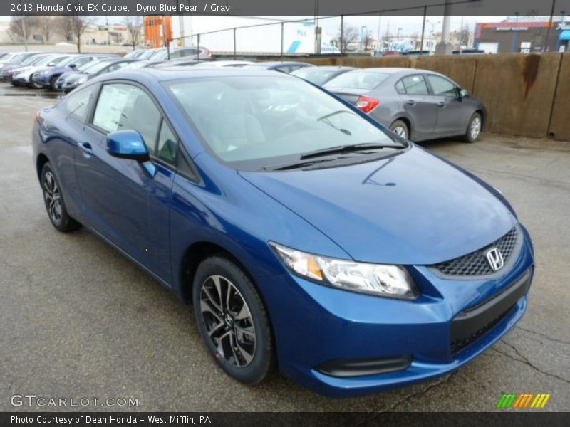 Front 3/4 View of 2013 Civic EX Coupe