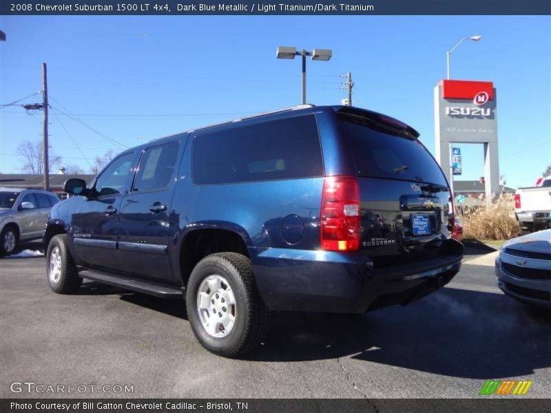Dark Blue Metallic / Light Titanium/Dark Titanium 2008 Chevrolet Suburban 1500 LT 4x4