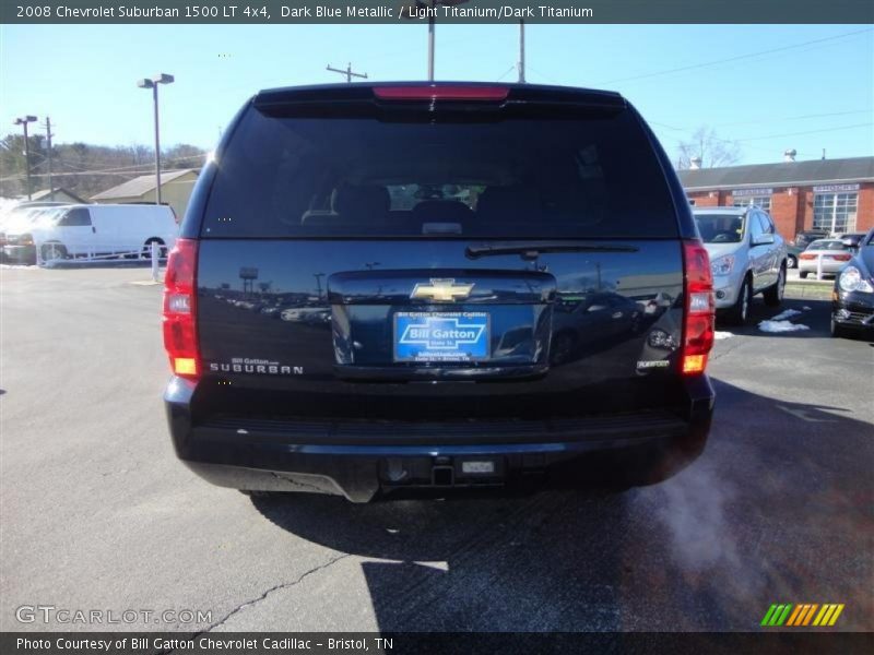 Dark Blue Metallic / Light Titanium/Dark Titanium 2008 Chevrolet Suburban 1500 LT 4x4