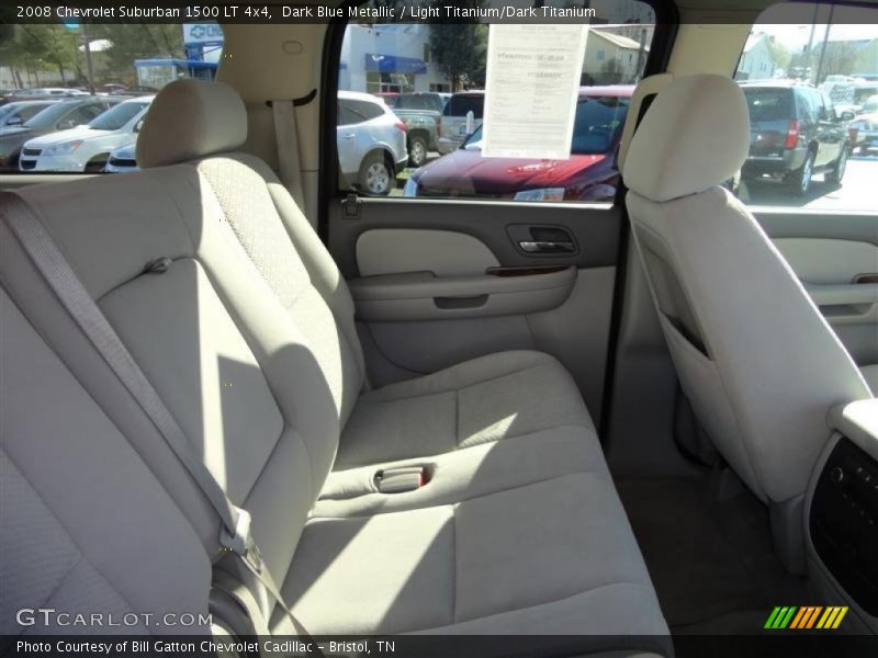 Dark Blue Metallic / Light Titanium/Dark Titanium 2008 Chevrolet Suburban 1500 LT 4x4