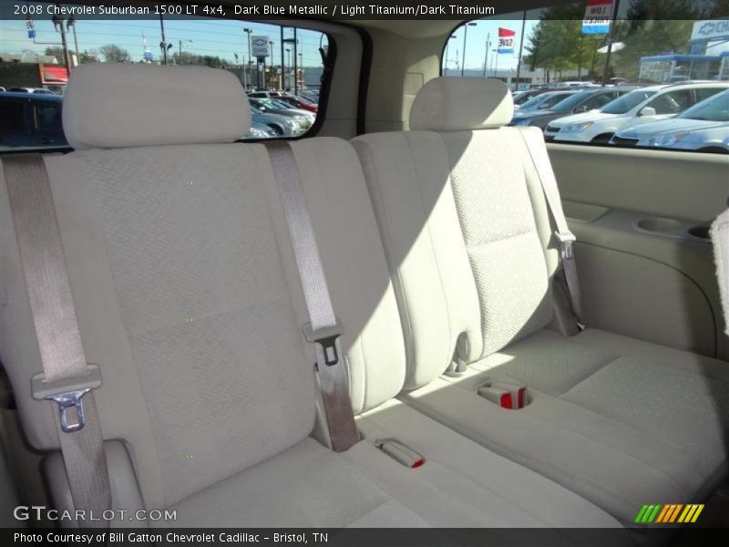Dark Blue Metallic / Light Titanium/Dark Titanium 2008 Chevrolet Suburban 1500 LT 4x4