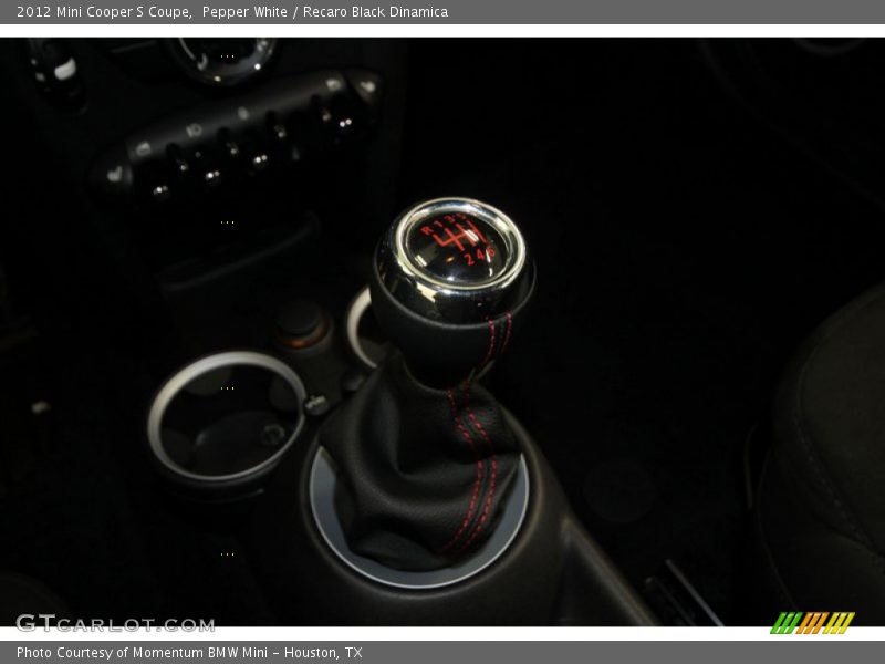 Pepper White / Recaro Black Dinamica 2012 Mini Cooper S Coupe