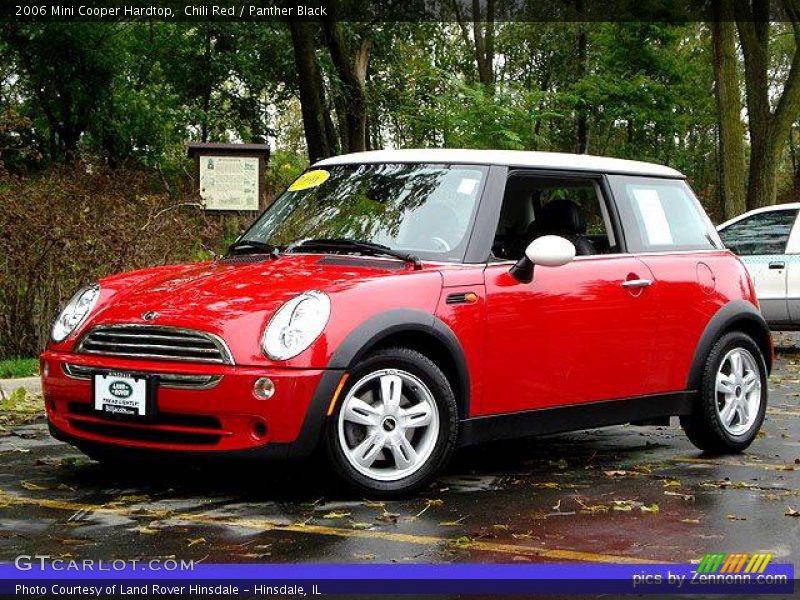 Chili Red / Panther Black 2006 Mini Cooper Hardtop