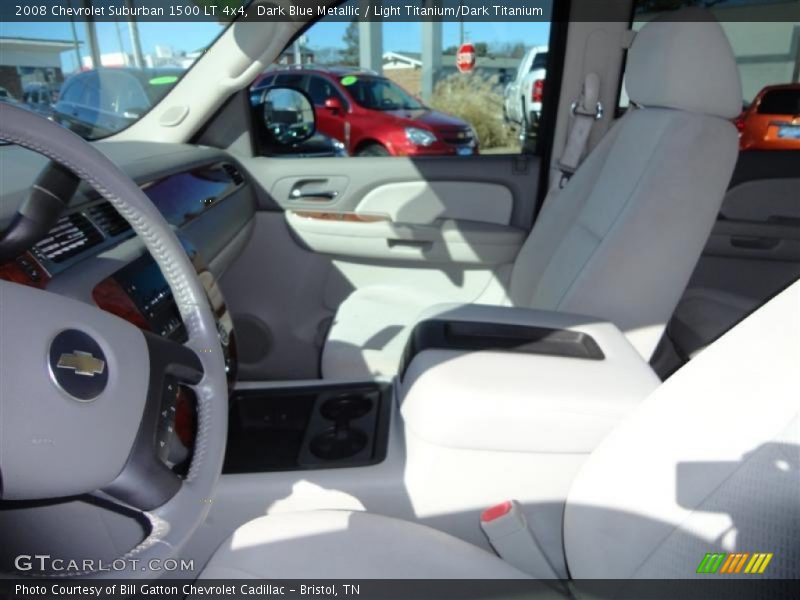 Dark Blue Metallic / Light Titanium/Dark Titanium 2008 Chevrolet Suburban 1500 LT 4x4