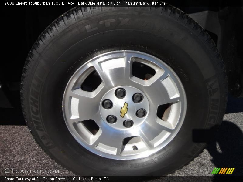 Dark Blue Metallic / Light Titanium/Dark Titanium 2008 Chevrolet Suburban 1500 LT 4x4