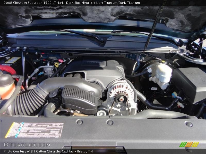 Dark Blue Metallic / Light Titanium/Dark Titanium 2008 Chevrolet Suburban 1500 LT 4x4