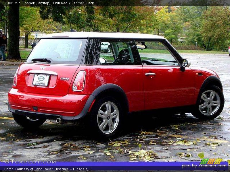 Chili Red / Panther Black 2006 Mini Cooper Hardtop