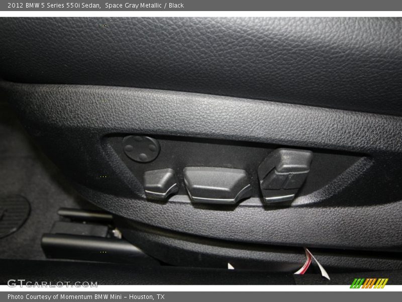 Space Gray Metallic / Black 2012 BMW 5 Series 550i Sedan