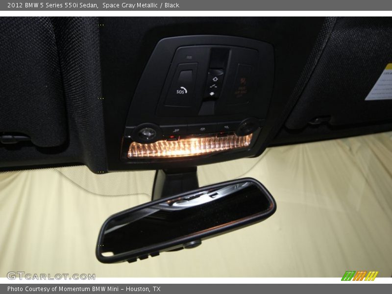 Space Gray Metallic / Black 2012 BMW 5 Series 550i Sedan