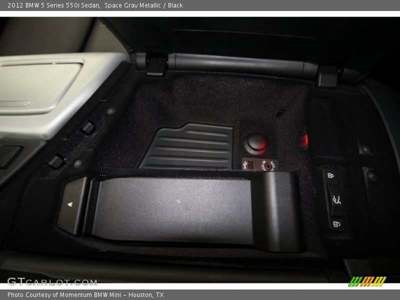 Space Gray Metallic / Black 2012 BMW 5 Series 550i Sedan