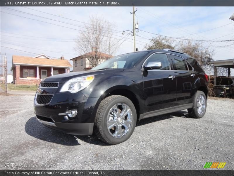 Black Granite Metallic / Jet Black 2013 Chevrolet Equinox LTZ AWD