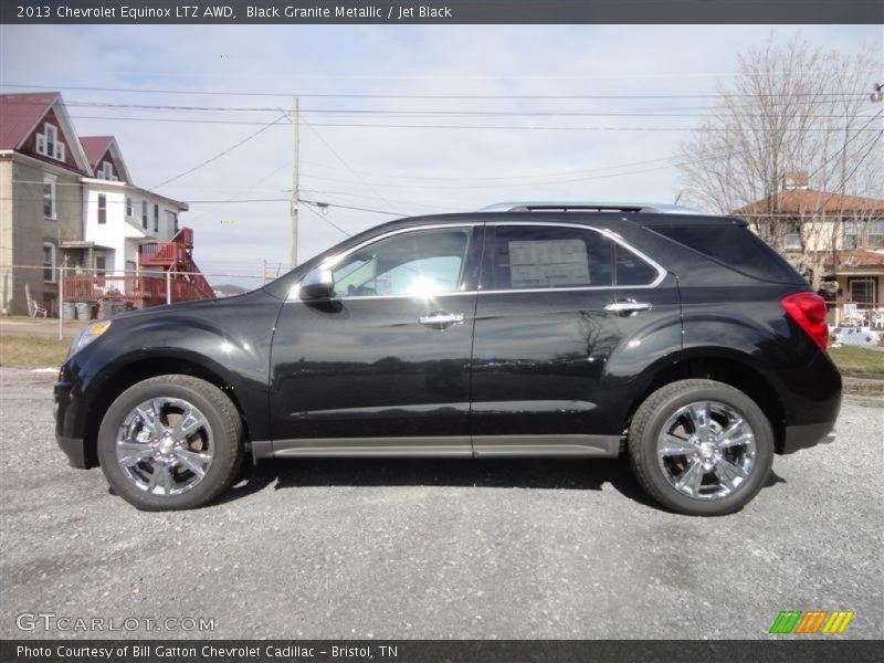 Black Granite Metallic / Jet Black 2013 Chevrolet Equinox LTZ AWD