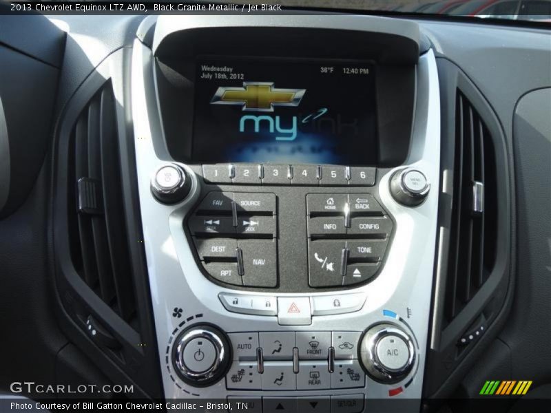 Black Granite Metallic / Jet Black 2013 Chevrolet Equinox LTZ AWD