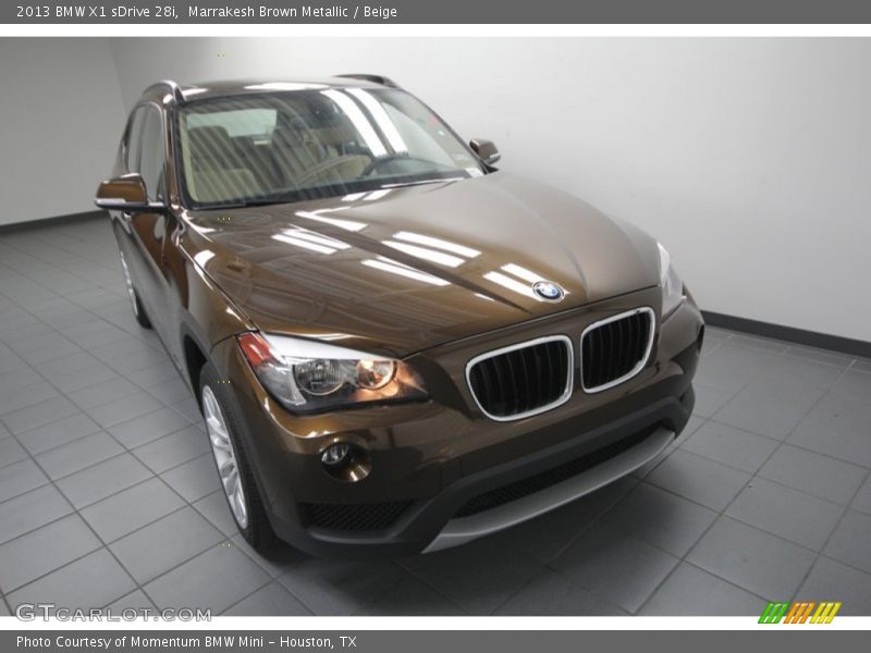 Marrakesh Brown Metallic / Beige 2013 BMW X1 sDrive 28i