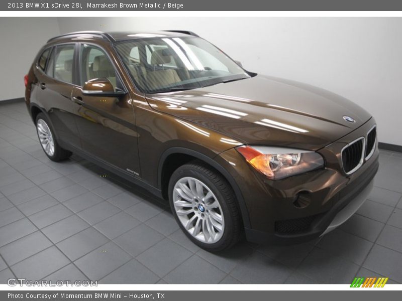 Marrakesh Brown Metallic / Beige 2013 BMW X1 sDrive 28i