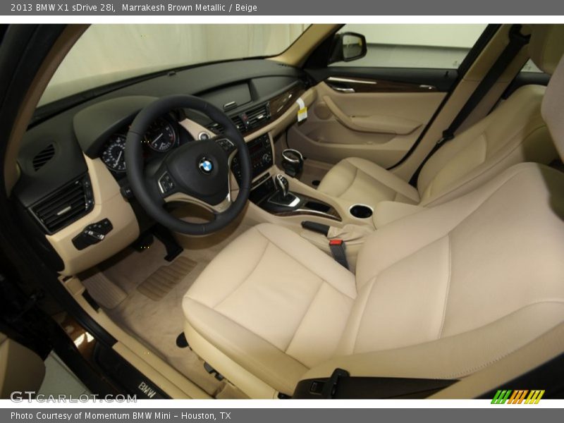 Marrakesh Brown Metallic / Beige 2013 BMW X1 sDrive 28i