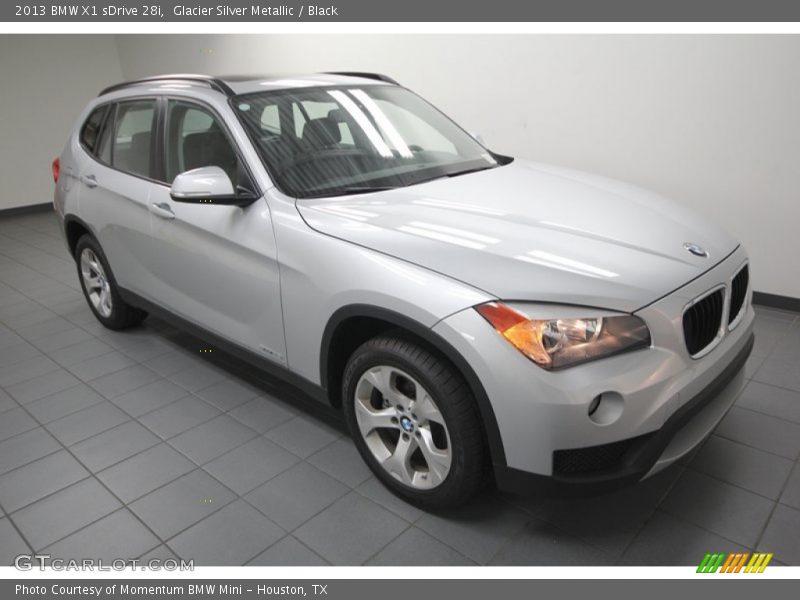 Glacier Silver Metallic / Black 2013 BMW X1 sDrive 28i