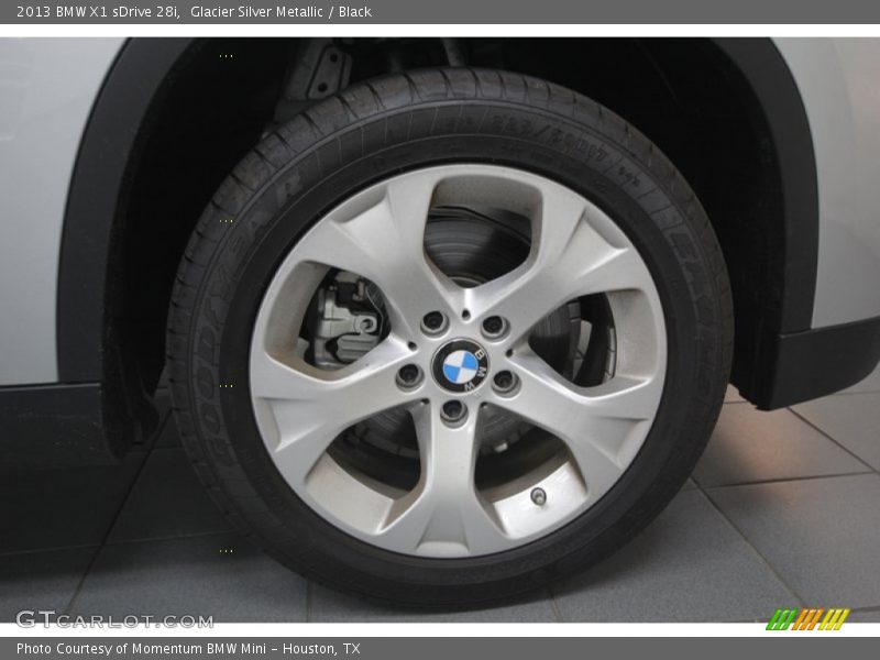 Glacier Silver Metallic / Black 2013 BMW X1 sDrive 28i