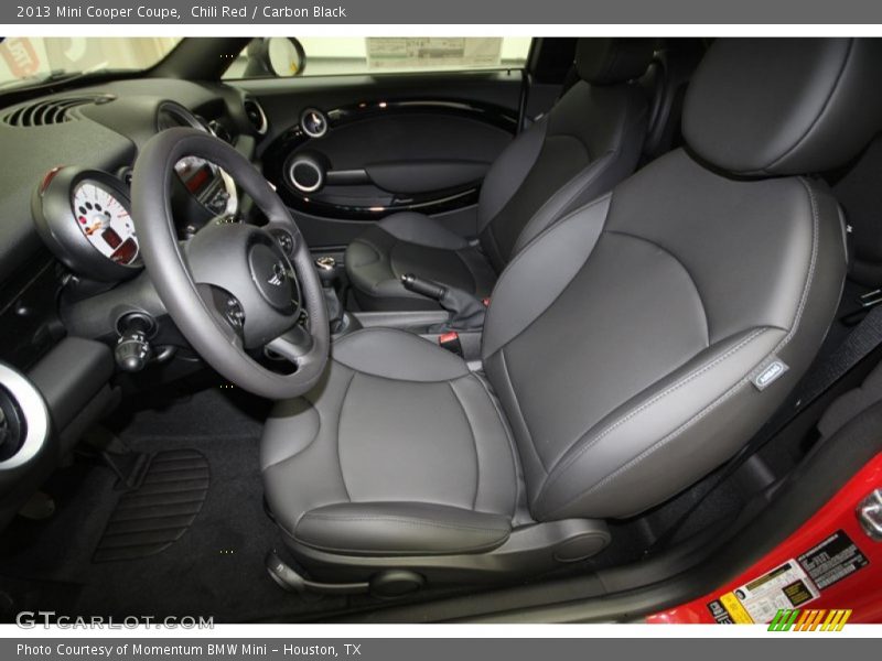 Front Seat of 2013 Cooper Coupe