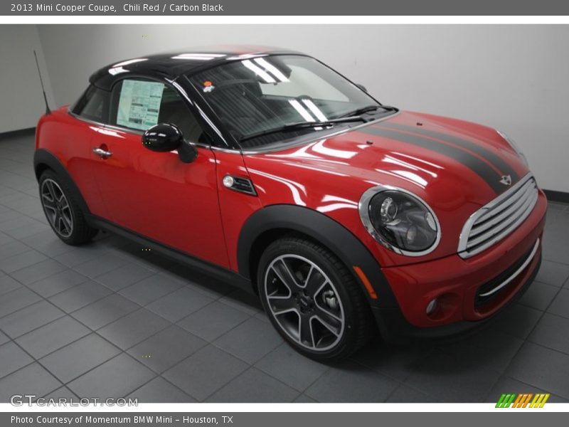 Chili Red / Carbon Black 2013 Mini Cooper Coupe