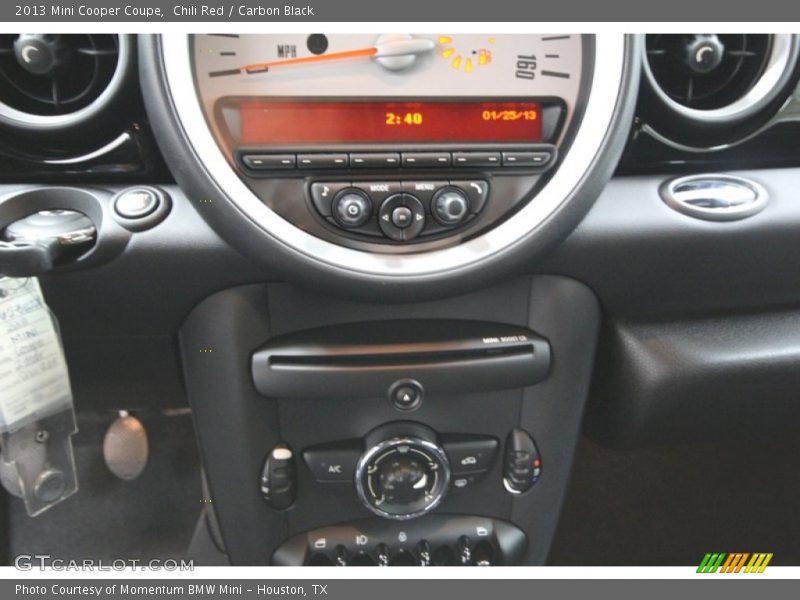 Chili Red / Carbon Black 2013 Mini Cooper Coupe