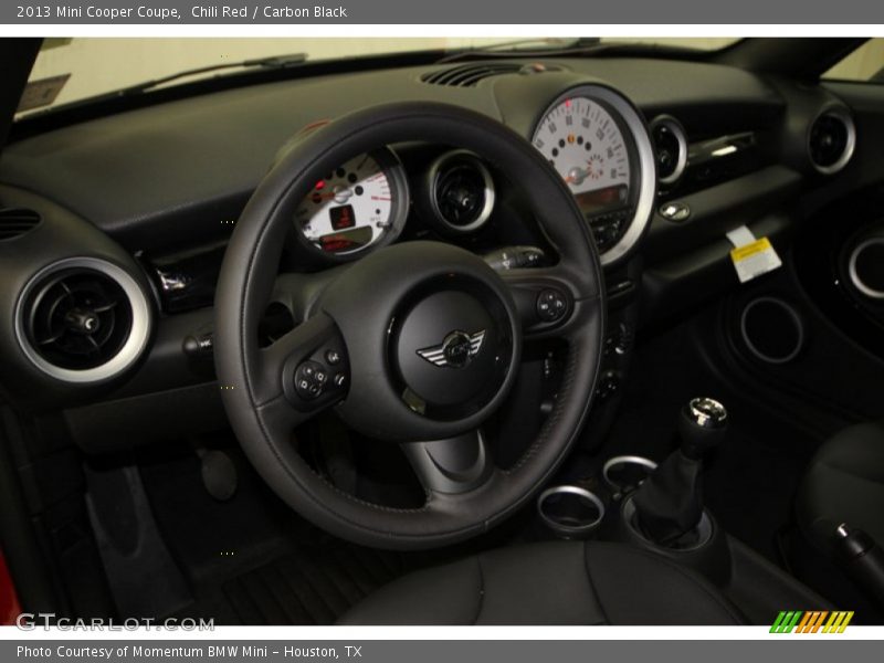 Chili Red / Carbon Black 2013 Mini Cooper Coupe