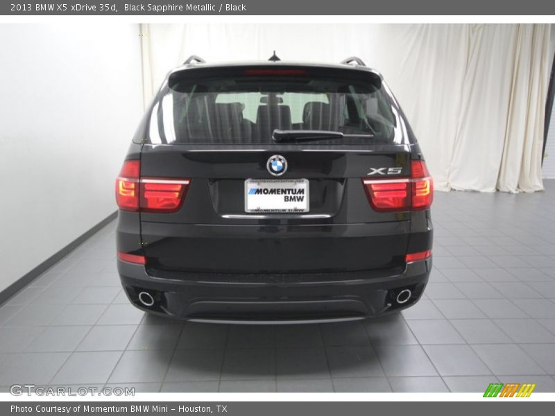 Black Sapphire Metallic / Black 2013 BMW X5 xDrive 35d