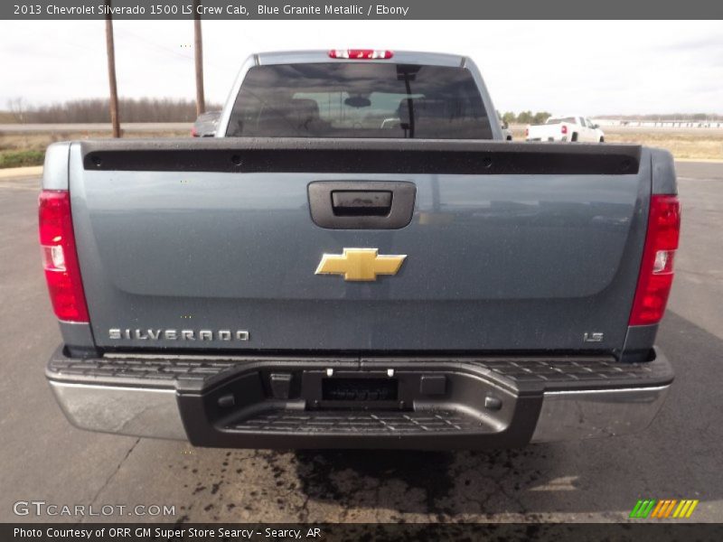 Blue Granite Metallic / Ebony 2013 Chevrolet Silverado 1500 LS Crew Cab