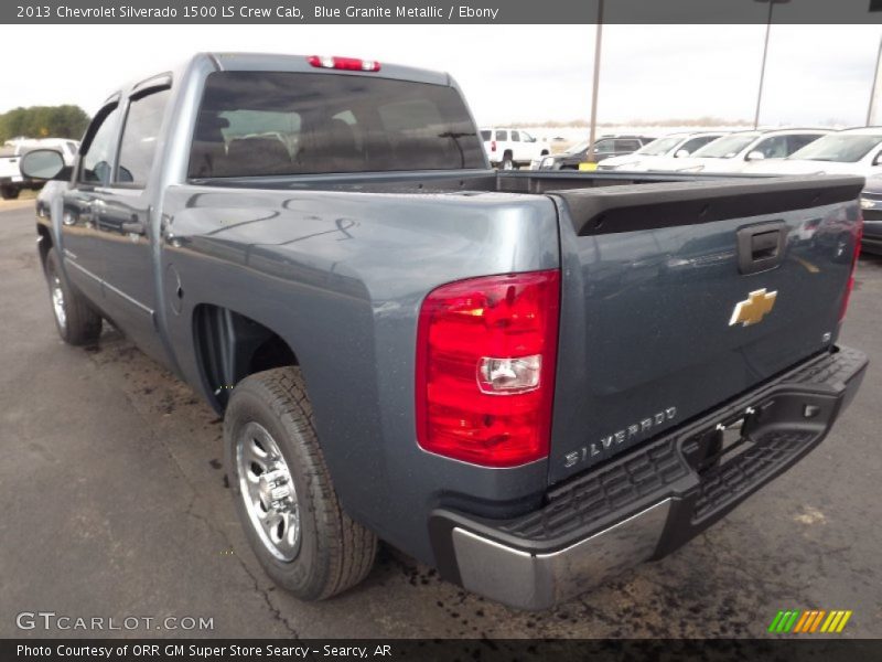 Blue Granite Metallic / Ebony 2013 Chevrolet Silverado 1500 LS Crew Cab