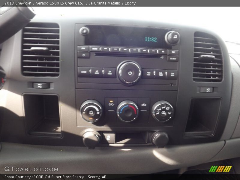 Blue Granite Metallic / Ebony 2013 Chevrolet Silverado 1500 LS Crew Cab