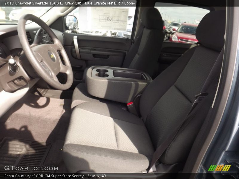 Blue Granite Metallic / Ebony 2013 Chevrolet Silverado 1500 LS Crew Cab