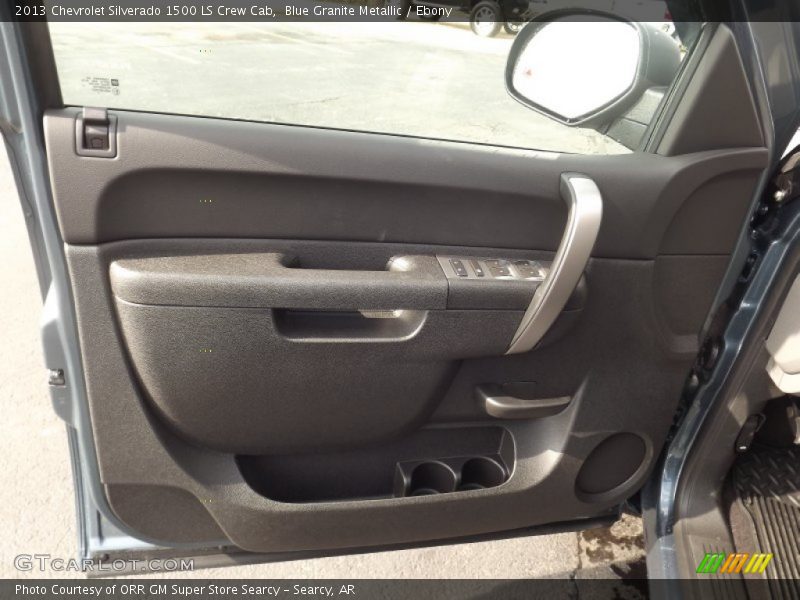 Blue Granite Metallic / Ebony 2013 Chevrolet Silverado 1500 LS Crew Cab