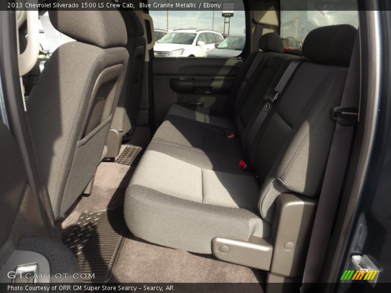 Blue Granite Metallic / Ebony 2013 Chevrolet Silverado 1500 LS Crew Cab