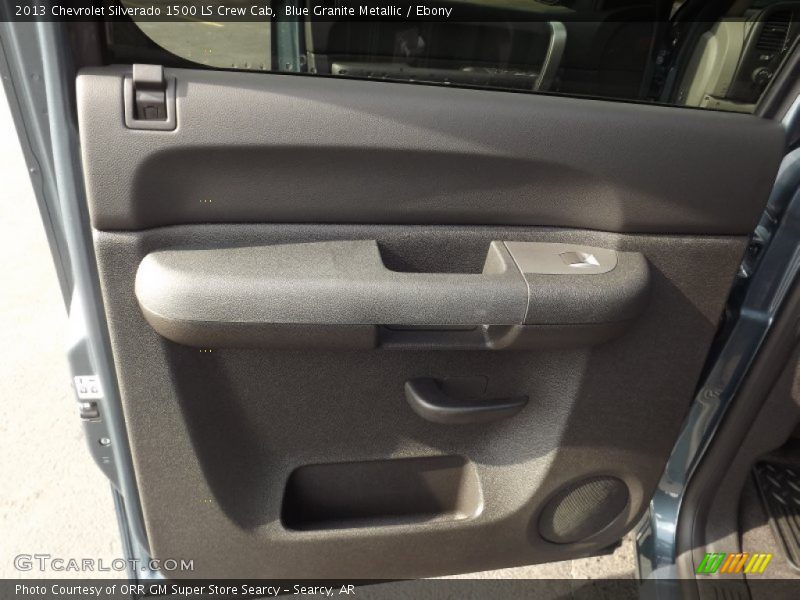 Blue Granite Metallic / Ebony 2013 Chevrolet Silverado 1500 LS Crew Cab