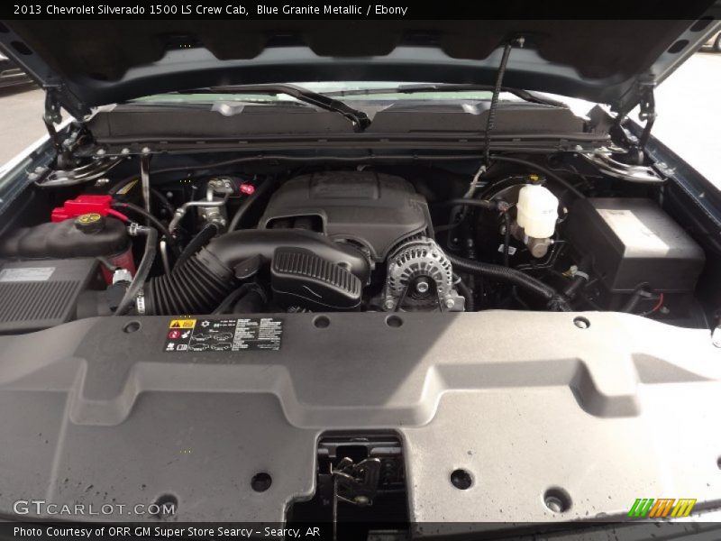 Blue Granite Metallic / Ebony 2013 Chevrolet Silverado 1500 LS Crew Cab
