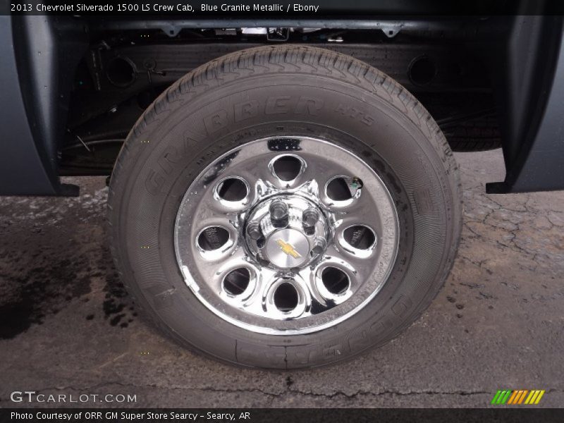 Blue Granite Metallic / Ebony 2013 Chevrolet Silverado 1500 LS Crew Cab