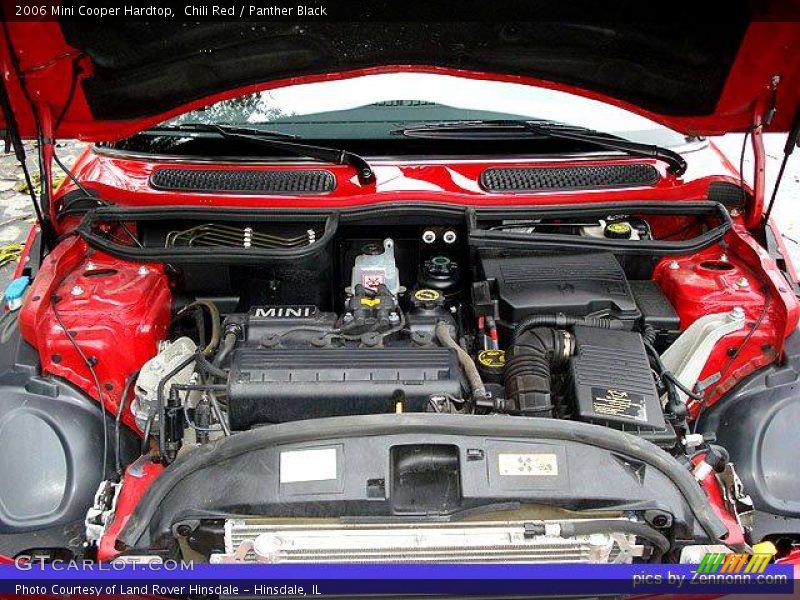 Chili Red / Panther Black 2006 Mini Cooper Hardtop