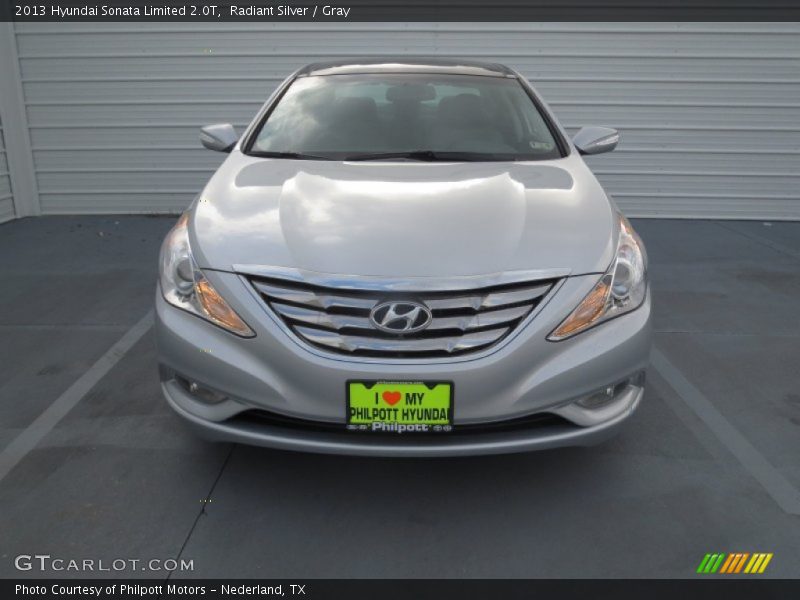 Radiant Silver / Gray 2013 Hyundai Sonata Limited 2.0T