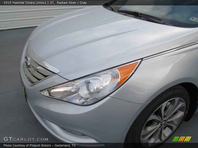 Radiant Silver / Gray 2013 Hyundai Sonata Limited 2.0T