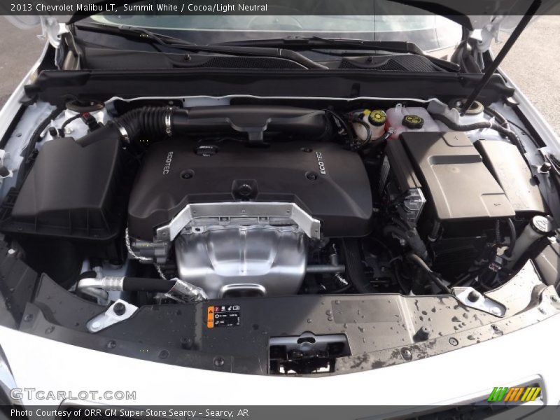 Summit White / Cocoa/Light Neutral 2013 Chevrolet Malibu LT