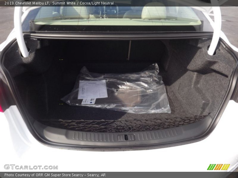 Summit White / Cocoa/Light Neutral 2013 Chevrolet Malibu LT