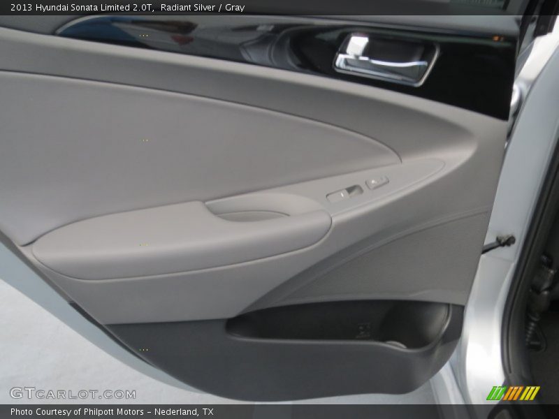 Radiant Silver / Gray 2013 Hyundai Sonata Limited 2.0T