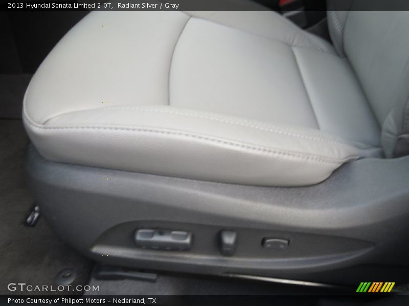 Radiant Silver / Gray 2013 Hyundai Sonata Limited 2.0T