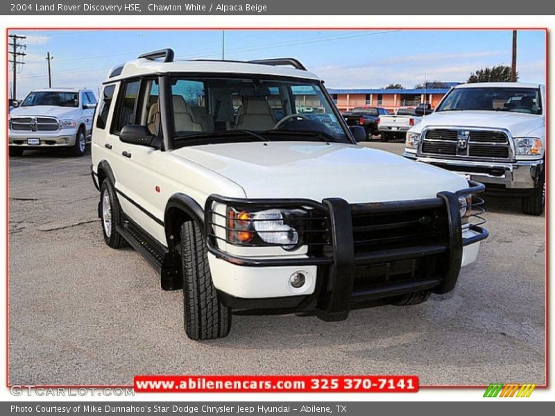 Chawton White / Alpaca Beige 2004 Land Rover Discovery HSE