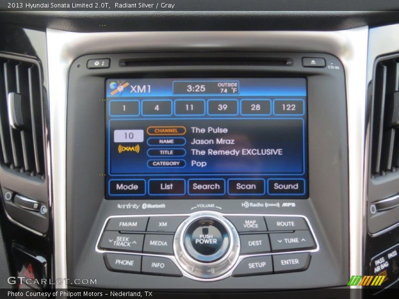 Radiant Silver / Gray 2013 Hyundai Sonata Limited 2.0T