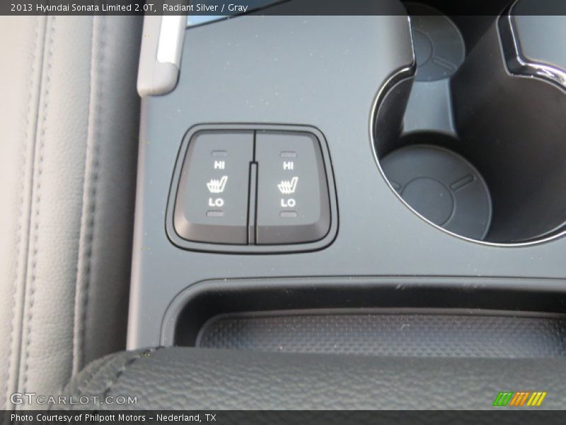 Radiant Silver / Gray 2013 Hyundai Sonata Limited 2.0T