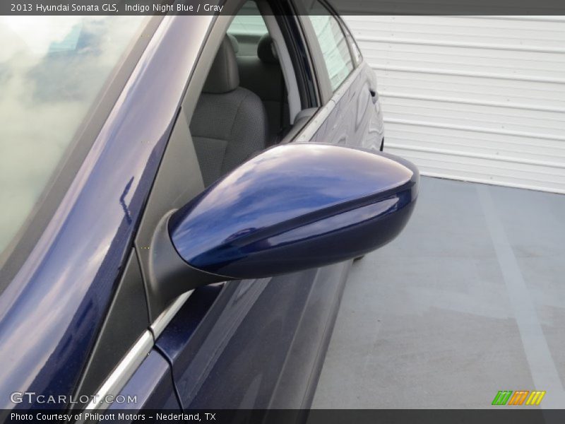 Indigo Night Blue / Gray 2013 Hyundai Sonata GLS