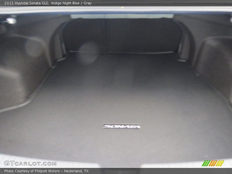 Indigo Night Blue / Gray 2013 Hyundai Sonata GLS